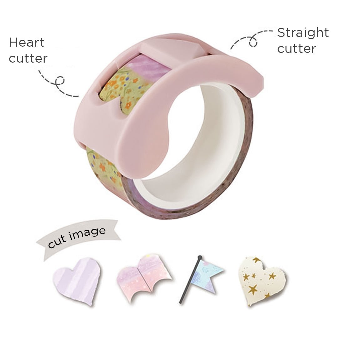 Kutsuwa Musteno Ribbon Bon Tape Cutter - SCOOBOO - DE010C - Tape Dispenser