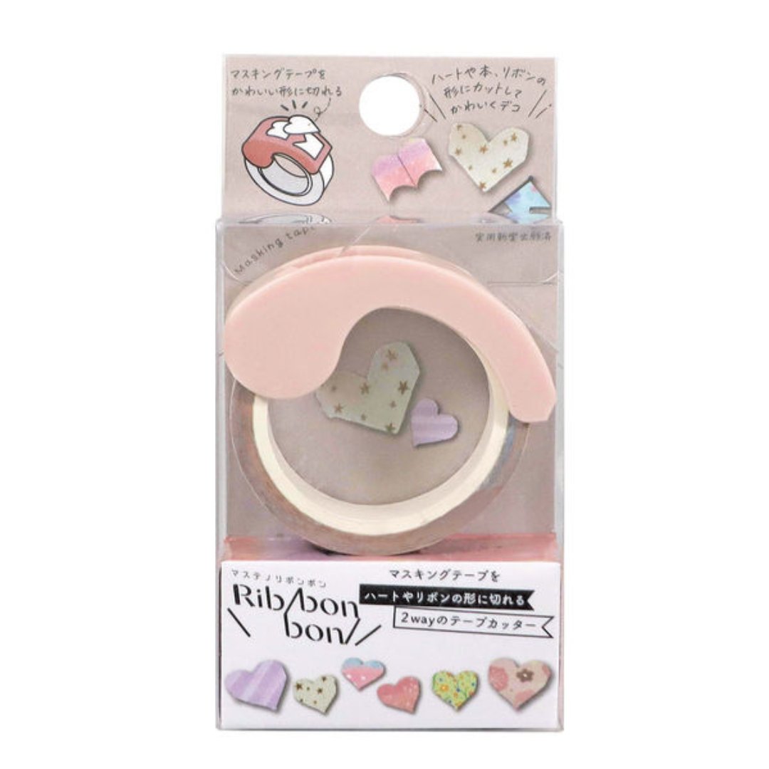 Kutsuwa Musteno Ribbon Bon Tape Cutter - SCOOBOO - DE010C - Tape Dispenser