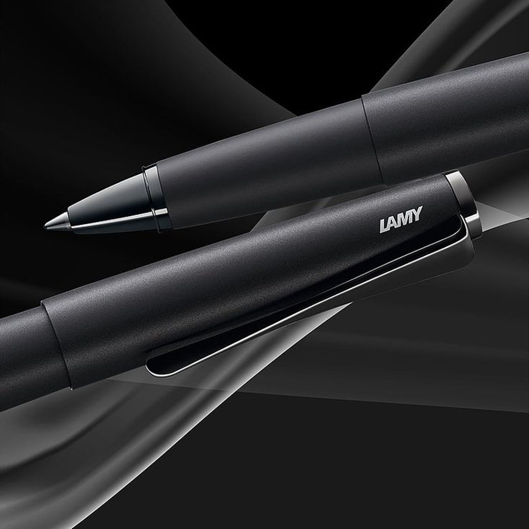 Lamy 366 Studio LX Roller Ball Pen - All Black - SCOOBOO - 4033753 - Roller Ball Pen
