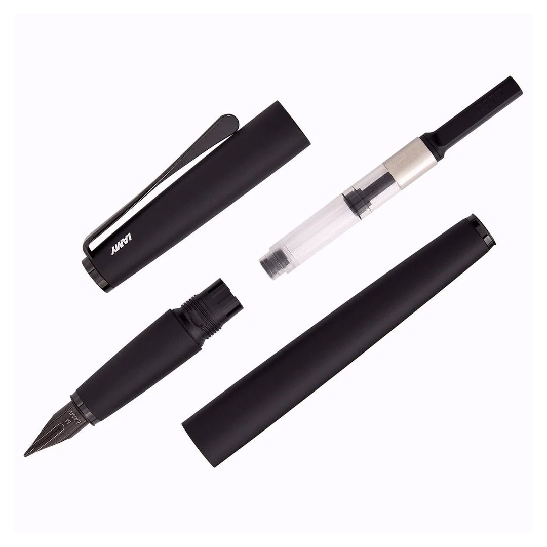 Lamy Studio LX All Black Fountain Pen - SCOOBOO - 4033751 - Fountain Pen