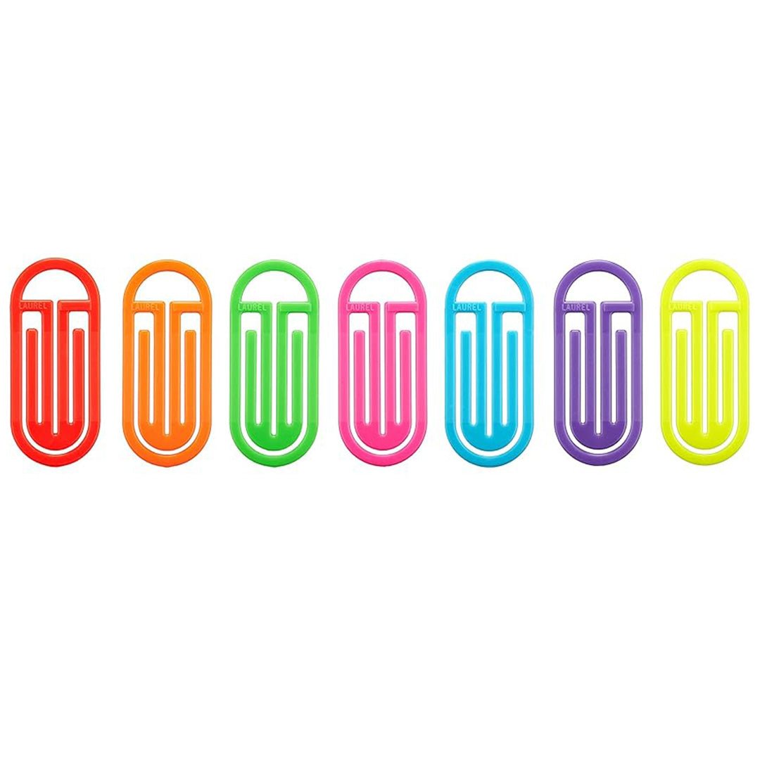 Laurel Arch King Klip Paperclip Assorted 50/62 mm - Pack of 20 - SCOOBOO - 1335 - 97 - Paperclips, Fasteners & Rubber bands