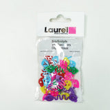 Laurel Assorted Strech Bag Fastner 35 - 65mm - SCOOBOO - 0266 - 97 - Paperclips, Fasteners & Rubber bands