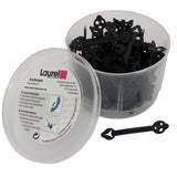 Laurel Bag Fastener Sigma Black 48 mm - Pack of 90 - SCOOBOO - 0204 - 11 - Paperclips, Fasteners & Rubber bands