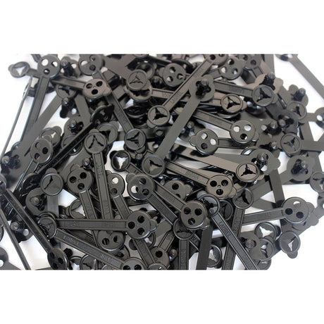 Laurel Bag Fastener Sigma Black 48 mm - Pack of 90 - SCOOBOO - 0204 - 11 - Paperclips, Fasteners & Rubber bands