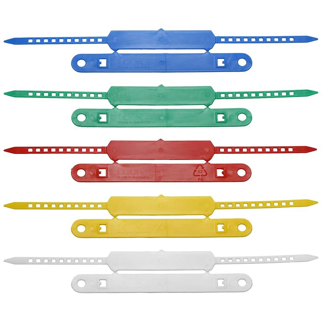 Laurel Fastener Strips With Compressor 5 Strips Multicolour - Pack of 5 - SCOOBOO - 1859 - 95 - Fastener strips with compressor