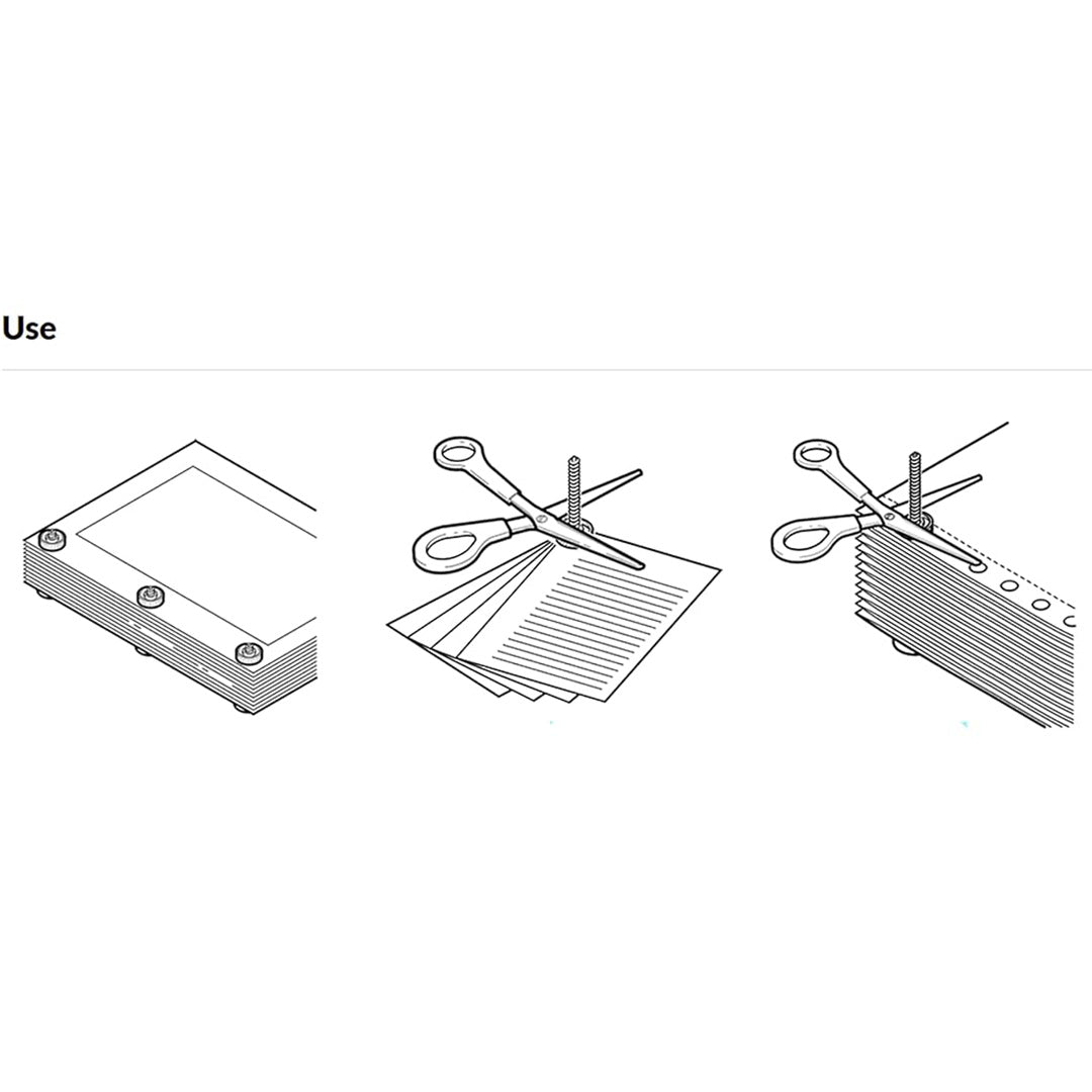 Laurel Filing Paper Screws Black 75 mm - SCOOBOO - 1864 - 11 - Paperclips, Fasteners & Rubber bands