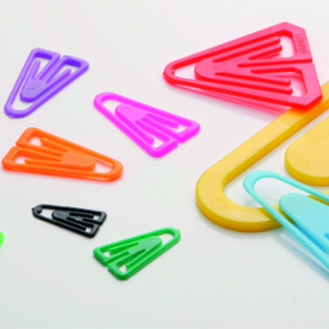 Laurel Inventor Plastic Paper Clip 21mm, 25mm, 35mm, 60mm Tin - SCOOBOO - 0813 - 97 - Paperclips, Fasteners & Rubber bands