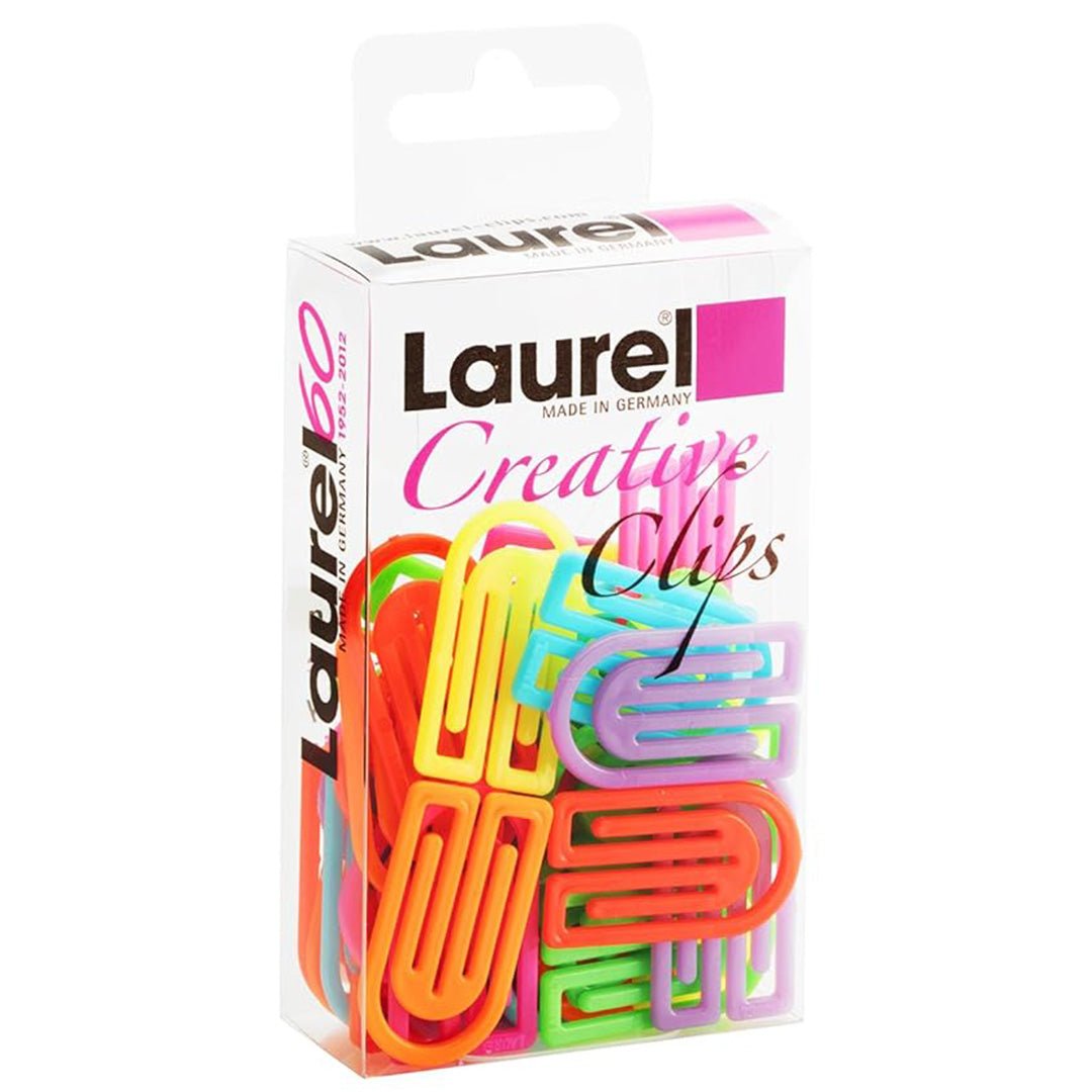 Laurel King Paper Clip Assorted Colours 32 Mm - Pack of 40 - SCOOBOO - 1397 - 97 - Paperclips, Fasteners & Rubber bands