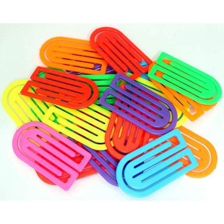 Laurel King Paper Clip Assorted Colours 50 mm - Pack of 20 - SCOOBOO - 1347 - 97 - Paperclips, Fasteners & Rubber bands