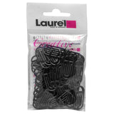 Laurel King Paper Clip Polystyrene Black 25/30 mm - SCOOBOO - 1376 - 11 - Paperclips, Fasteners & Rubber bands