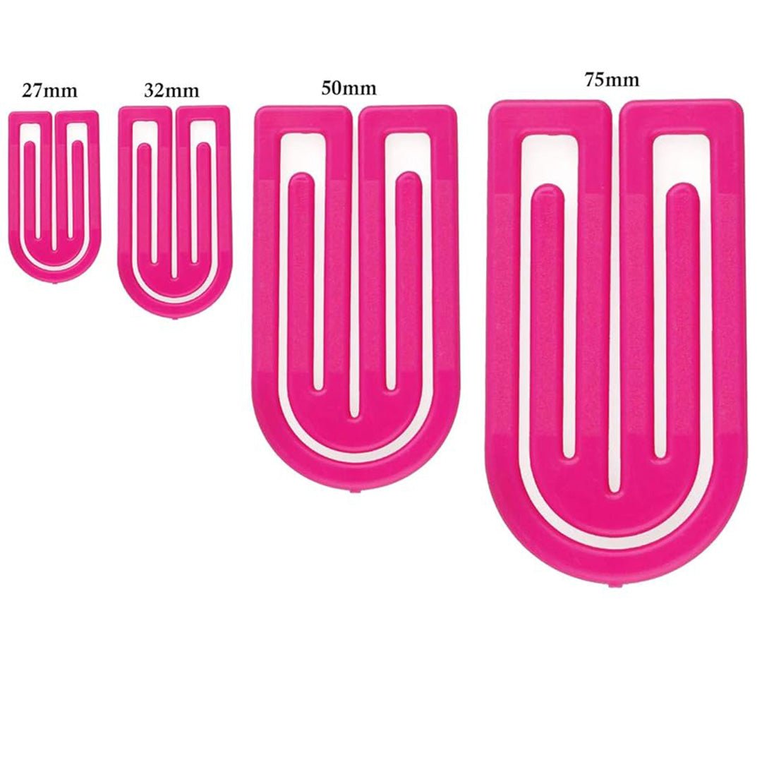 Laurel King Paper Clip U Shaped Designer Assorted 75mm - Pack of 5 - SCOOBOO - 1357 - 95 - Paperclips, Fasteners & Rubber bands