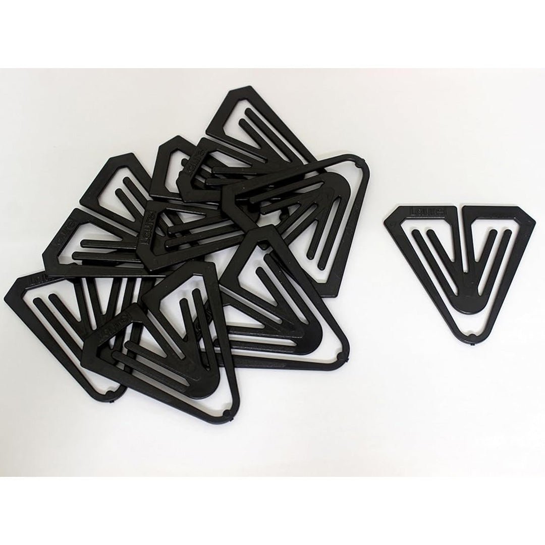 Laurel Paper Clips Butterfly Black 50 mm - Pack of 100 - SCOOBOO - 0172 - 11 - Paperclips, Fasteners & Rubber bands