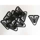 Laurel Paper Clips Butterfly Black 50 mm - Pack of 100 - SCOOBOO - 0172 - 11 - Paperclips, Fasteners & Rubber bands