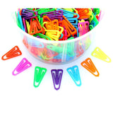 Laurel Plasticlips Assorted 25 mm - Pack of 100 - SCOOBOO - 0113 - 97 - Paperclips, Fasteners & Rubber bands