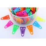 Laurel Plasticlips Assorted 35 mm - Pack of 200 - SCOOBOO - 1303 - 97 - Paperclips, Fasteners & Rubber bands