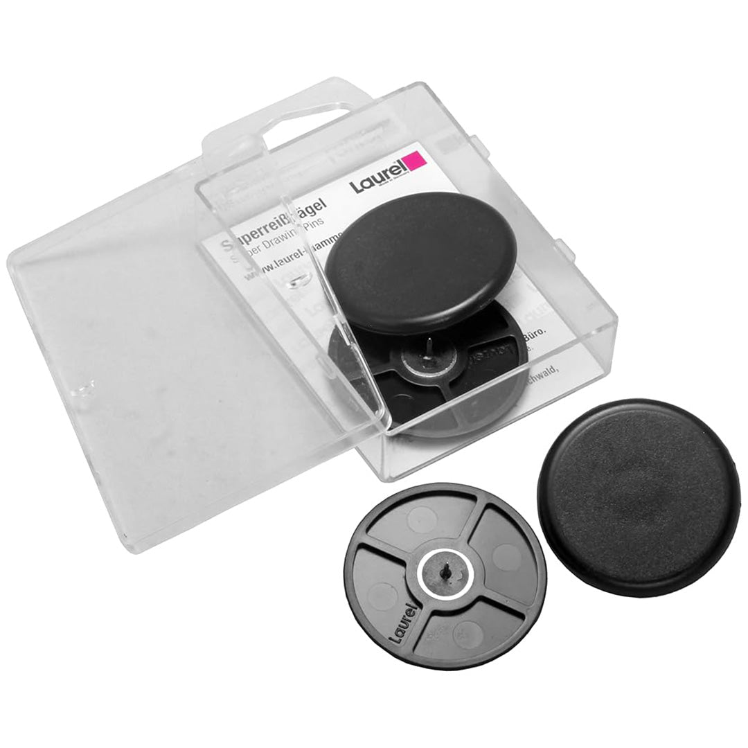Black Drawing Pins