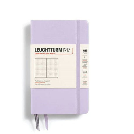 Leuchtturm A6 Lilac Pocket Notebook - SCOOBOO - 368146 - Ruled