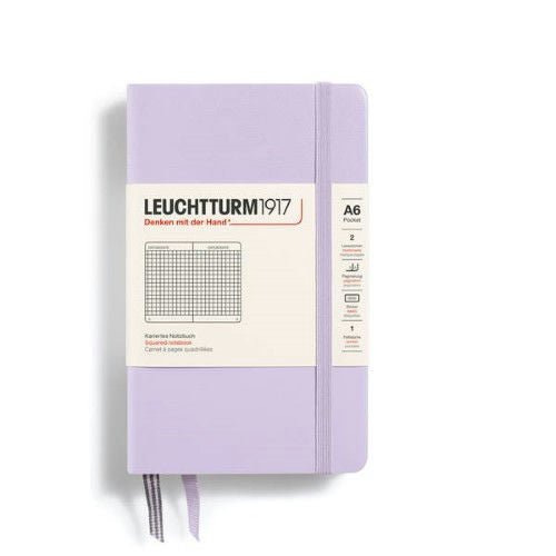 Leuchtturm A6 Lilac Pocket Notebook - SCOOBOO - 368148 - Ruled