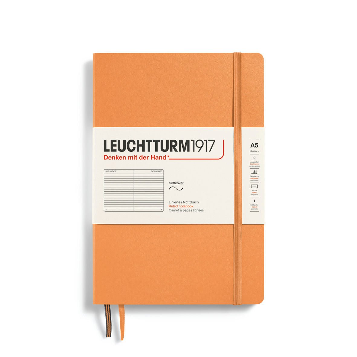 Leuchtturm Hardcover Notebook Medium (A5) - SCOOBOO - 369797 - Ruled