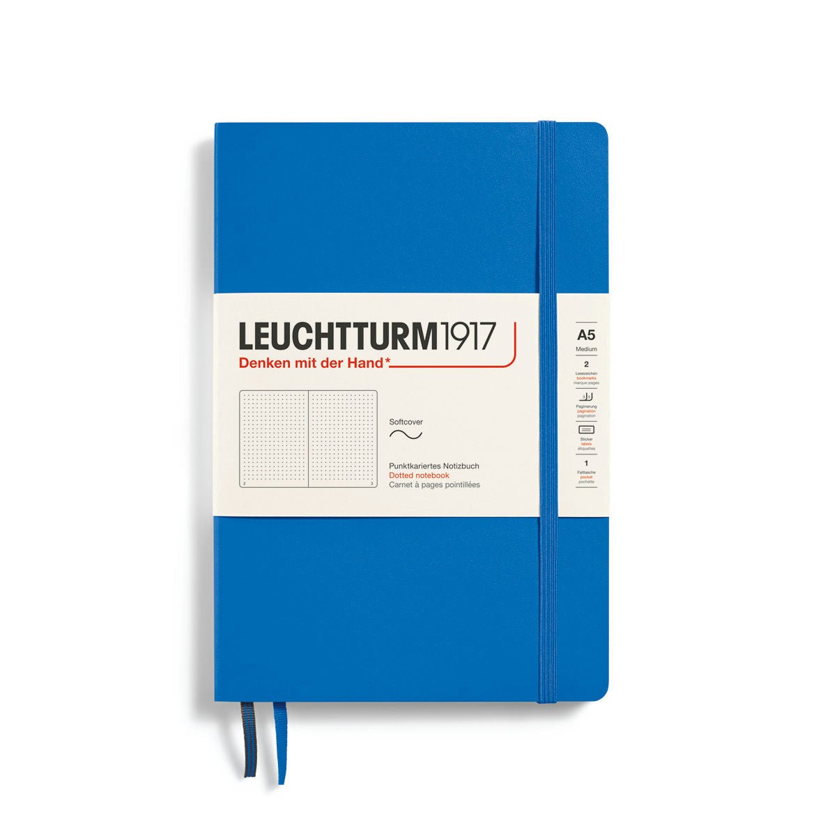 Leuchtturm Hardcover Notebook Medium (A5) - SCOOBOO - 369802 - Ruled