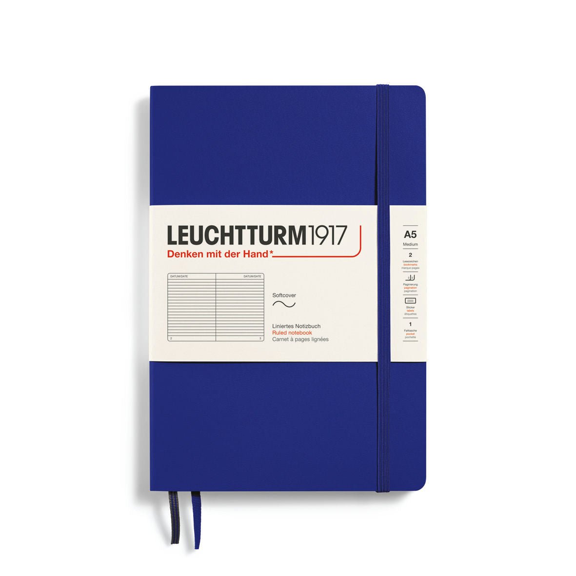 Leuchtturm Hardcover Notebook Medium (A5) - SCOOBOO - 369806 - Ruled