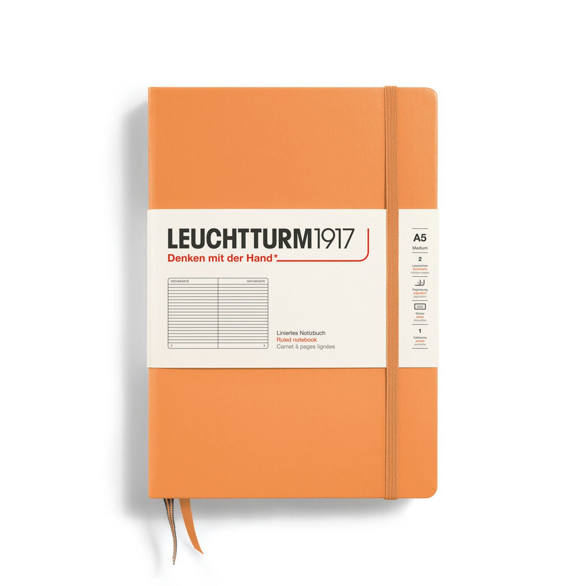 Leuchtturm Hardcover Notebook Medium (A5) - SCOOBOO - 369781 - Ruled