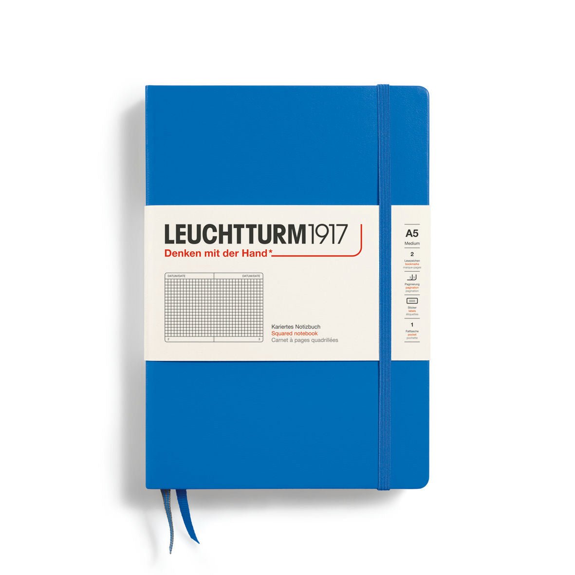 Leuchtturm Hardcover Notebook Medium (A5) - SCOOBOO - 369790 - Ruled