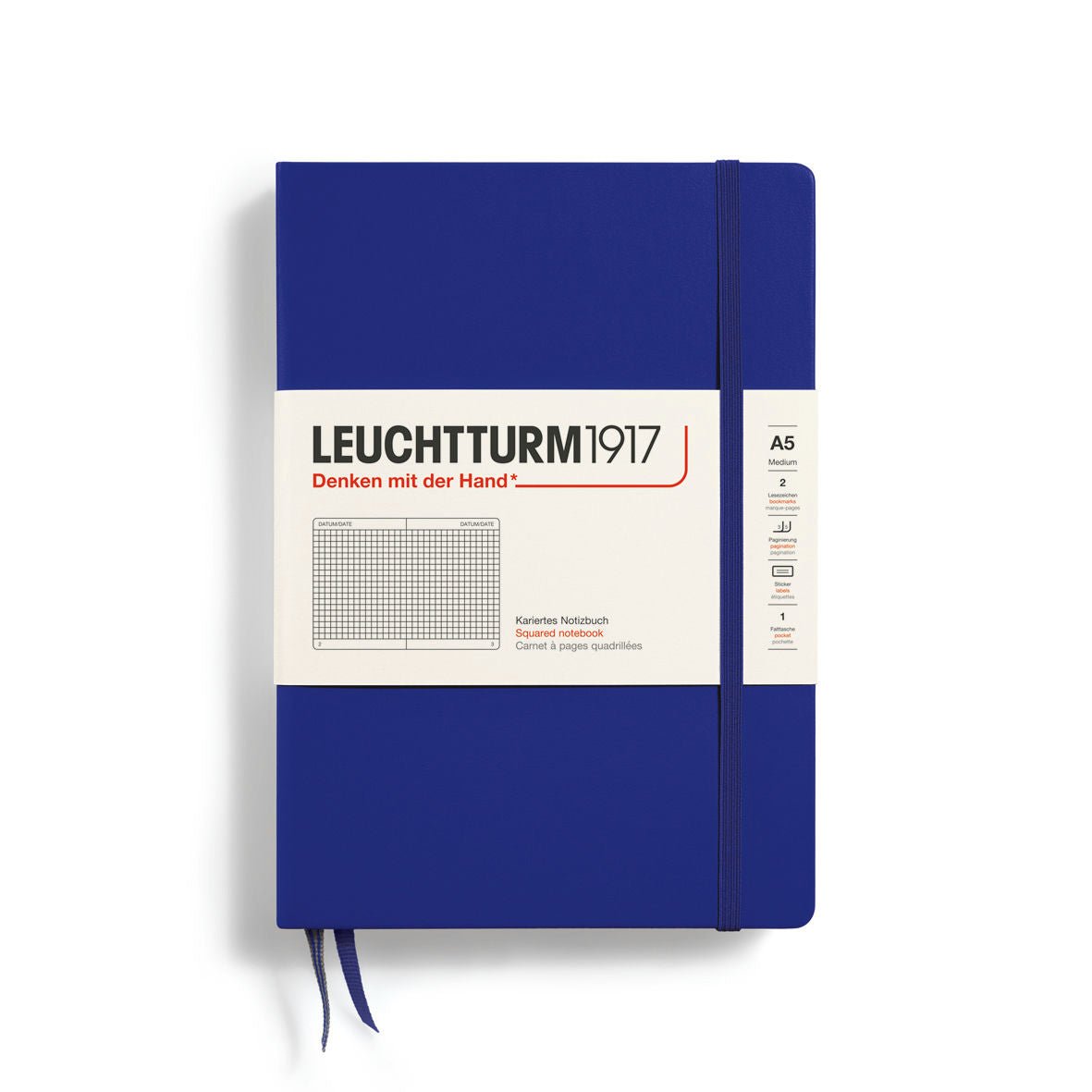 Leuchtturm Hardcover Notebook Medium (A5) - SCOOBOO - 369794 - Ruled
