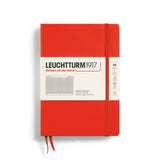 Leuchtturm Lobster Medium Hardcover Red Notebook A5 - SCOOBOO - 369786 - Ruled