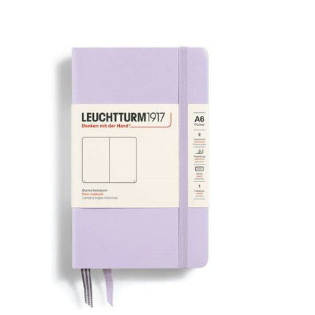 Leuchtturm Notebook Pocket A6 Plain - SCOOBOO - 368145 - Plain
