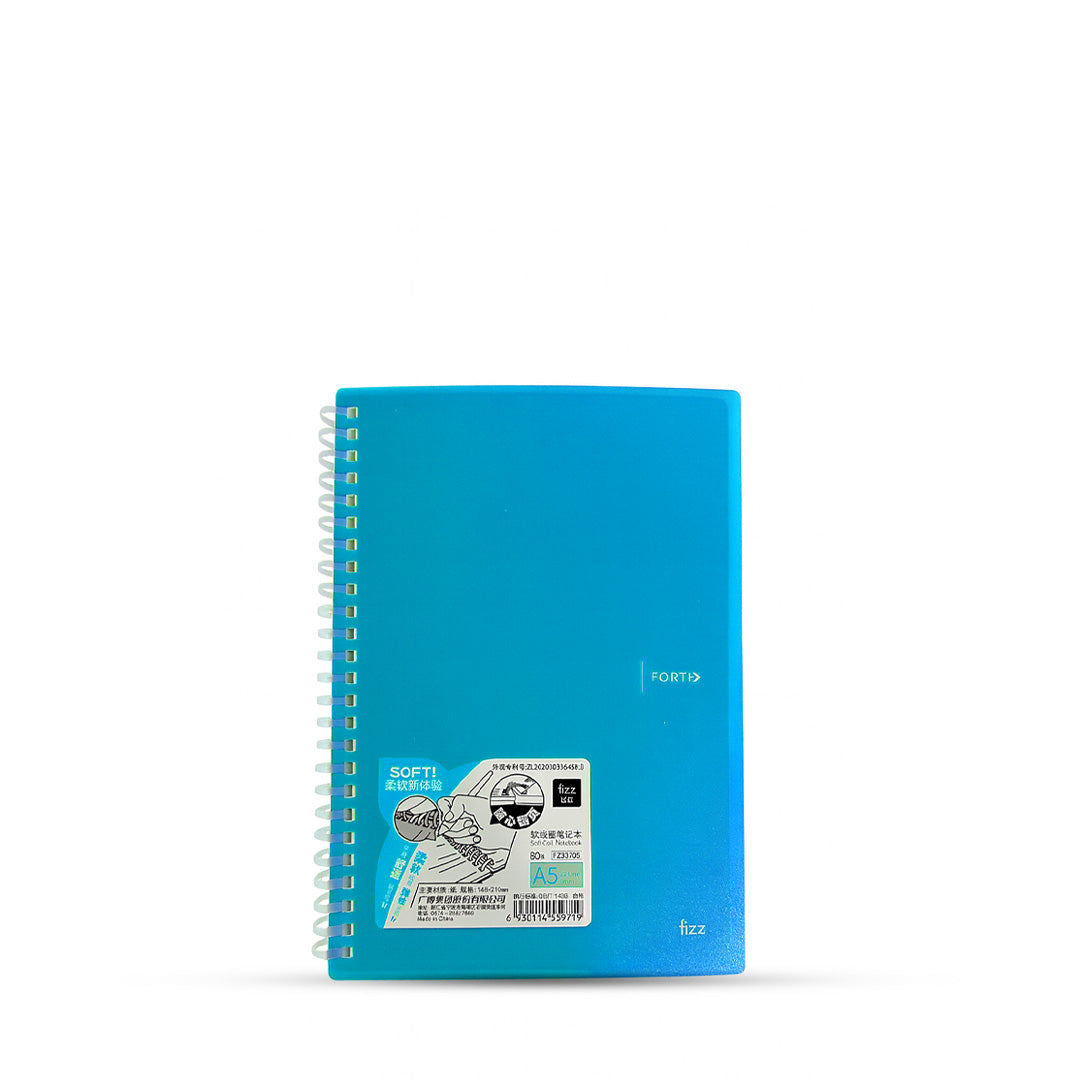 Fizz Soft Cover Spiral Ruled Notebook