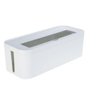 Litem White Cable Management Box & Charging Stand Desk Organizer