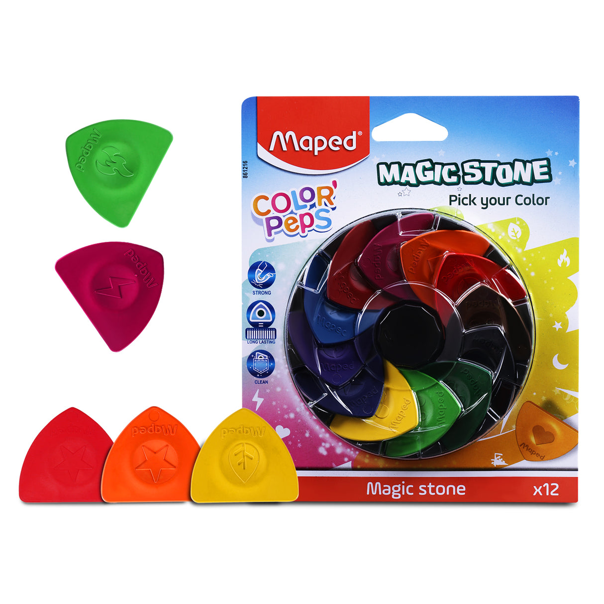 Maped Color'peps 12 Shades Magic Stone