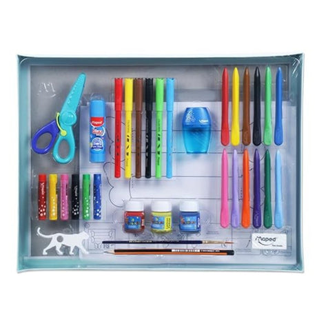 Maped Creativ Art & Fun Kit- 39pc Set - SCOOBOO - 985702 - DIY Box & Kids Art Kit