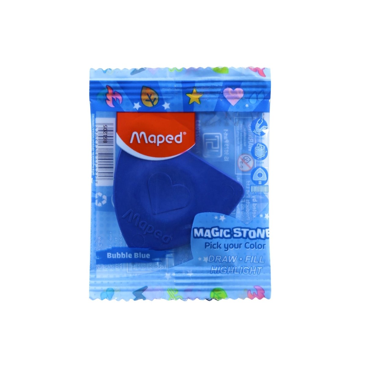 Maped Magic Stone Crayons-Assorted Colors- Pack of 5 - SCOOBOO - 861215 - Crayons