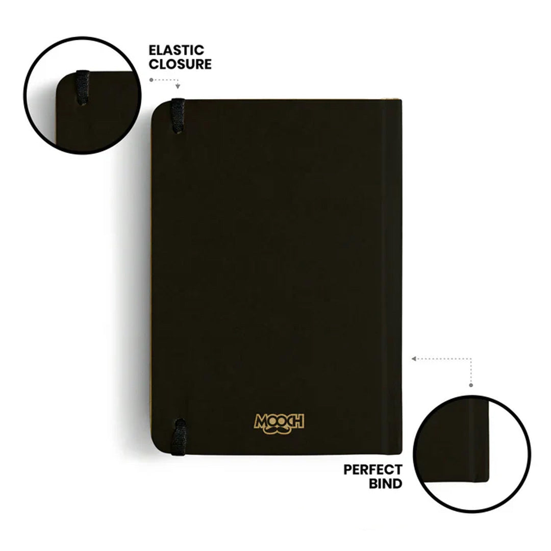 Mooch Handcrafted Khaki A5 Plain Notebook