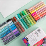 Mont Marte Acrylic Paint Pens Broad Tip - 24pc