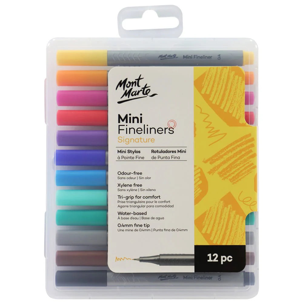 Mont Marte Mini Fineliners Signature - 12pc
