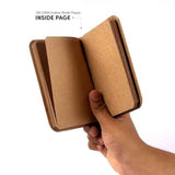 Mooch Coffee Notebook A6 - SCOOBOO - Coffee Khaki Paper A6 - Plain