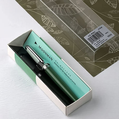 Moonman Youth Bright Metal F Fountain Pen - SCOOBOO - MQC - 02F - Fountain Pen