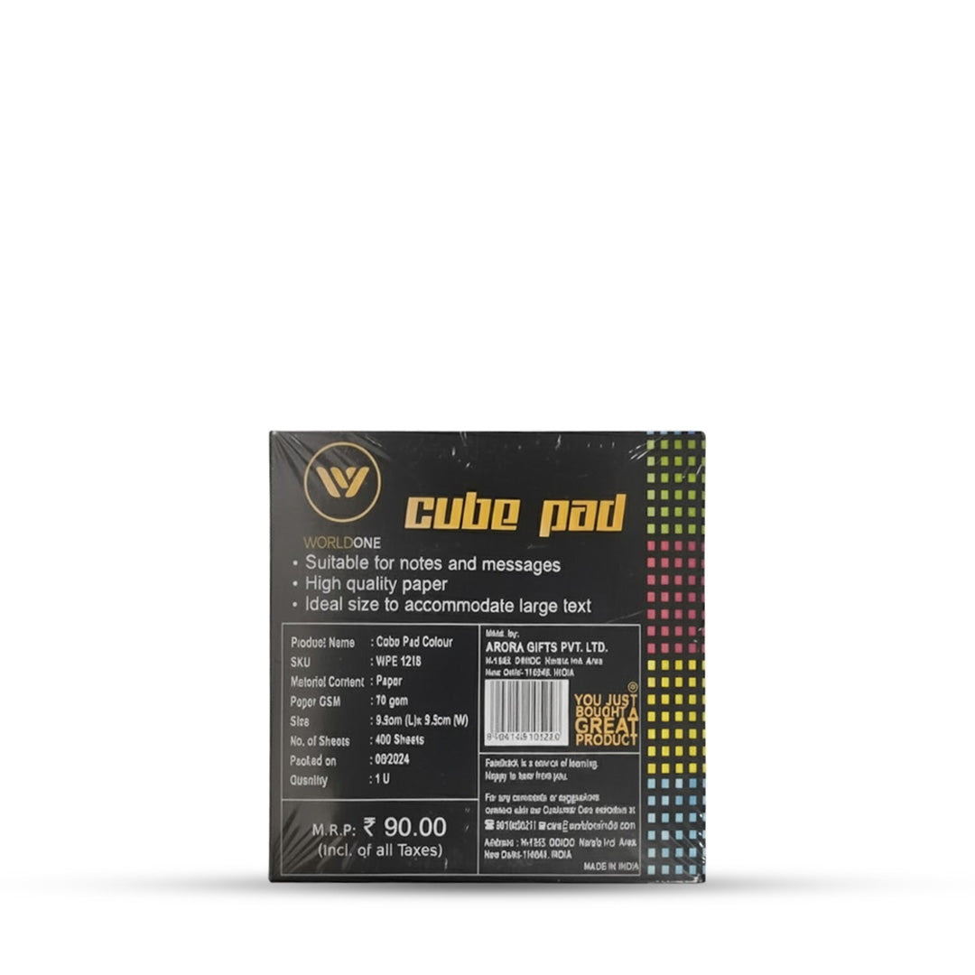 Worldone Non Sticky Cube Pad