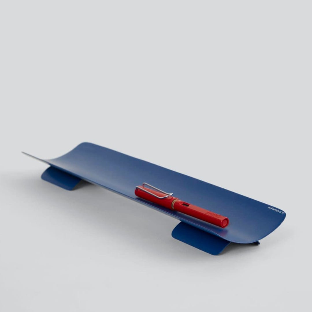 Mypaperclip Galvanised Mild Steel Table Tray - SCOOBOO - Table_Tray_M - Blue - Desk Organizer