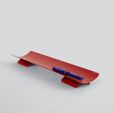 Mypaperclip Galvanised Mild Steel Table Tray - SCOOBOO - Table_Tray_M - Red - Desk Organizer