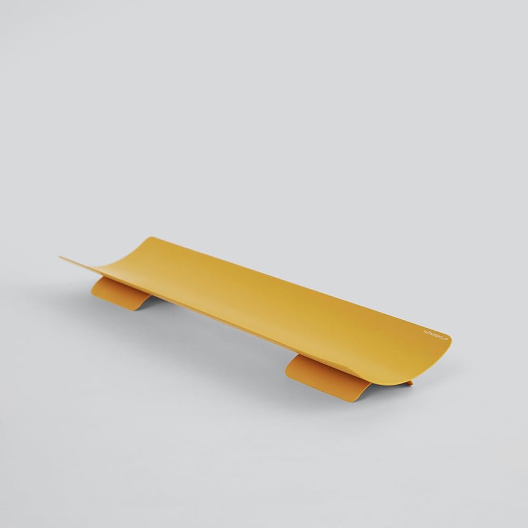 Mypaperclip Galvanised Mild Steel Table Tray - SCOOBOO - Table_ Tray_M - Yellow - Desk Organizer