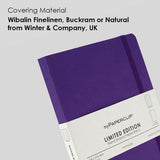 Mypaperclip Limited Edition Hand Drawn Paper Back Ruled Notebook (A5 - Size) - SCOOBOO - LEP192A5 - R Amethyst - Ruled