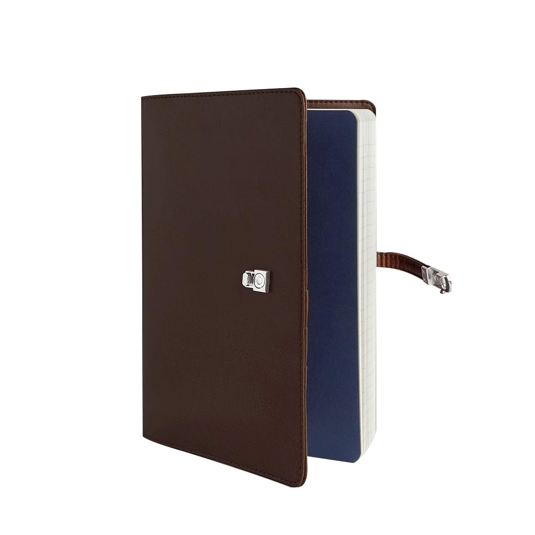 Mypaperclip Personal Notebook Organiser Classic Edition A5 - SCOOBOO - Classic L1 Brown - Ruled