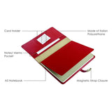 Mypaperclip Personal Notebook Organiser Classic Edition A5 - SCOOBOO - Classic L1 Red - Ruled