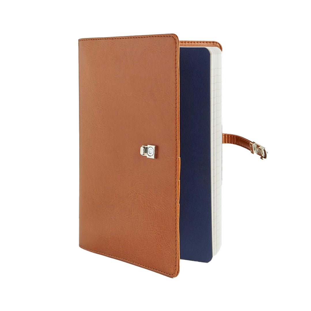 Mypaperclip Personal Notebook Organiser Classic Edition A5 - SCOOBOO - Classic L1 TAN - Ruled