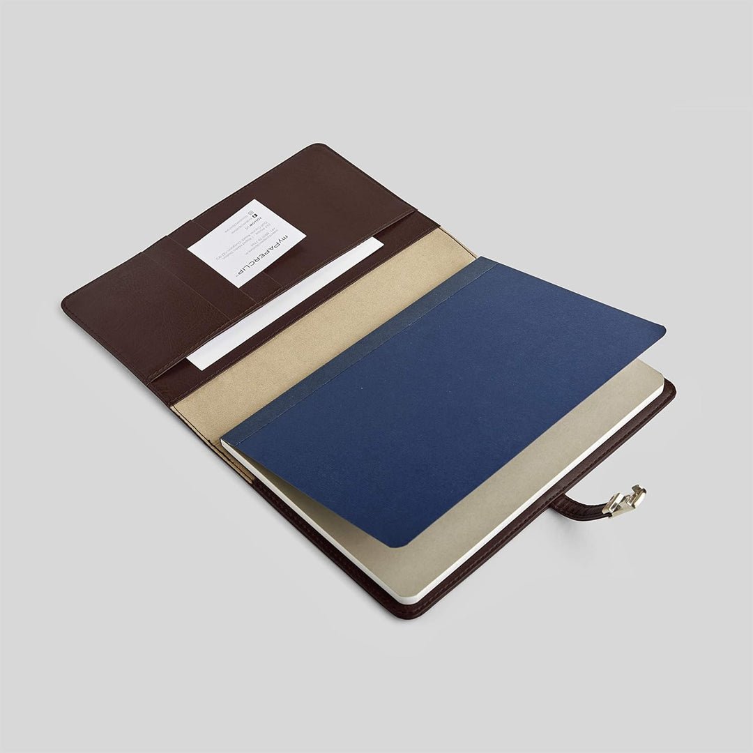 Mypaperclip Personal Notebook Organiser Classic Edition - SCOOBOO - Classic M1 Brown - Ruled