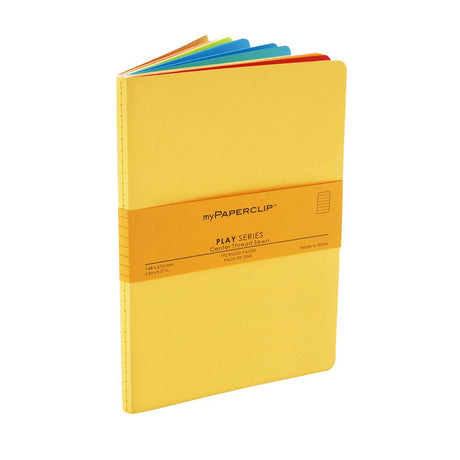 MyPAPERCLIP Play Series A5 Ruled Notebook - SCOOBOO - PSCS192A5 - R Yellow - Ruled